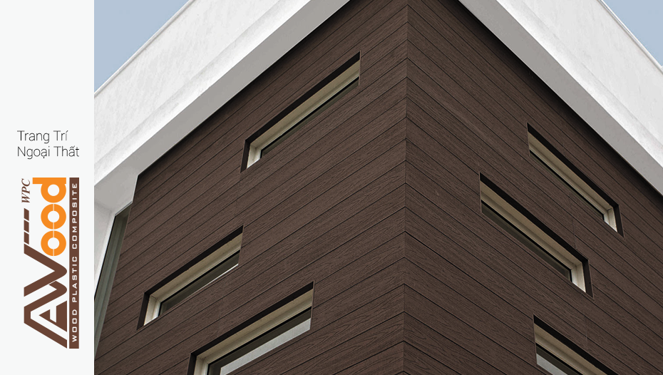 Awood plastic wood for outdoor wall cladding