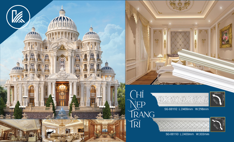 Chỉ Nẹp Trang Trí - Phào Chỉ Trang Trí