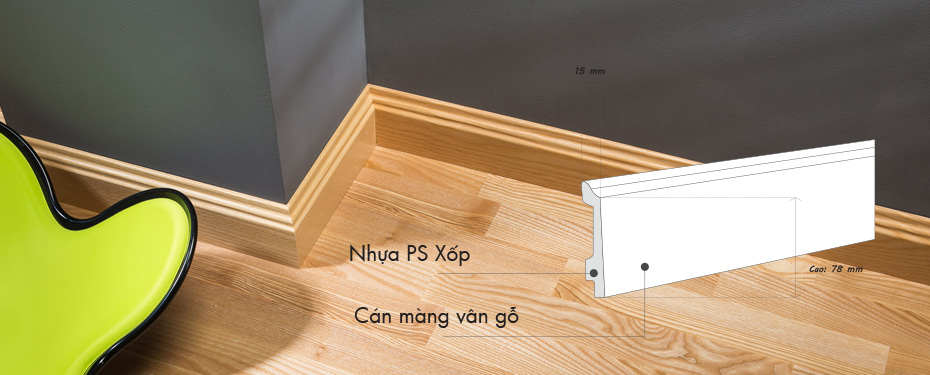 Len tường nhựa A68