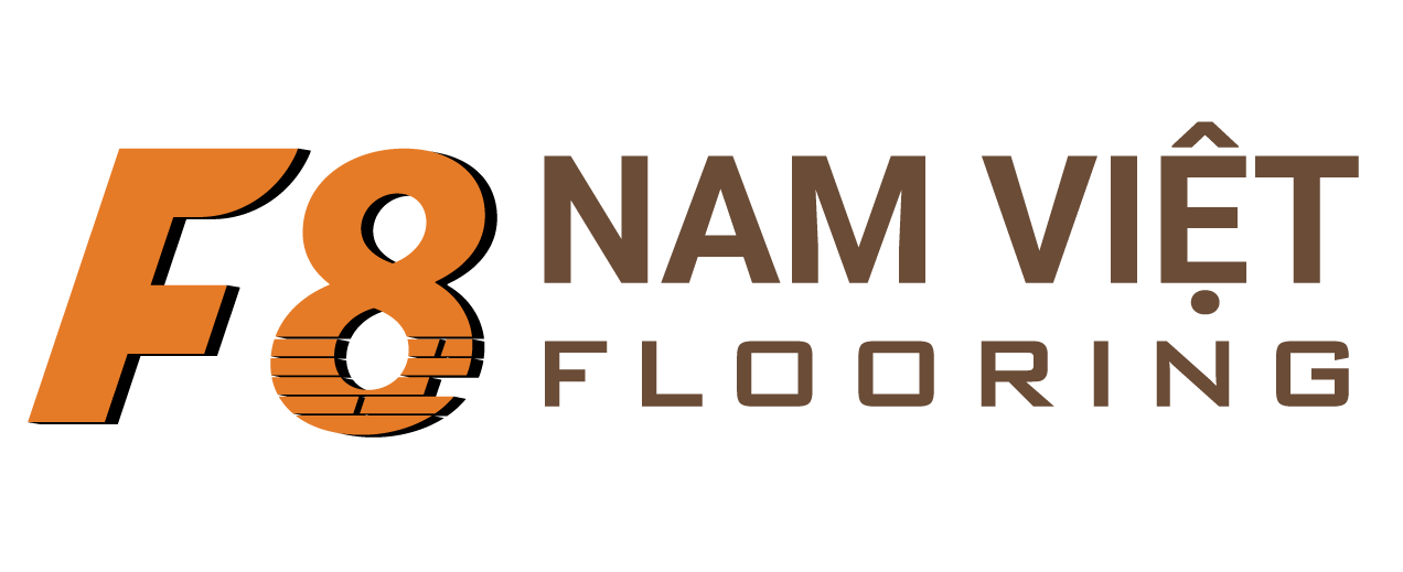 sàn gỗ 8mm cốt nâu f8 nam việt