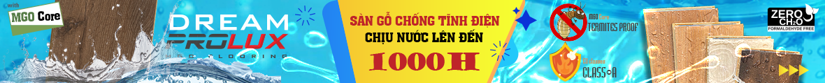 Sàn gỗ chống nước Dream Prolux 8mm