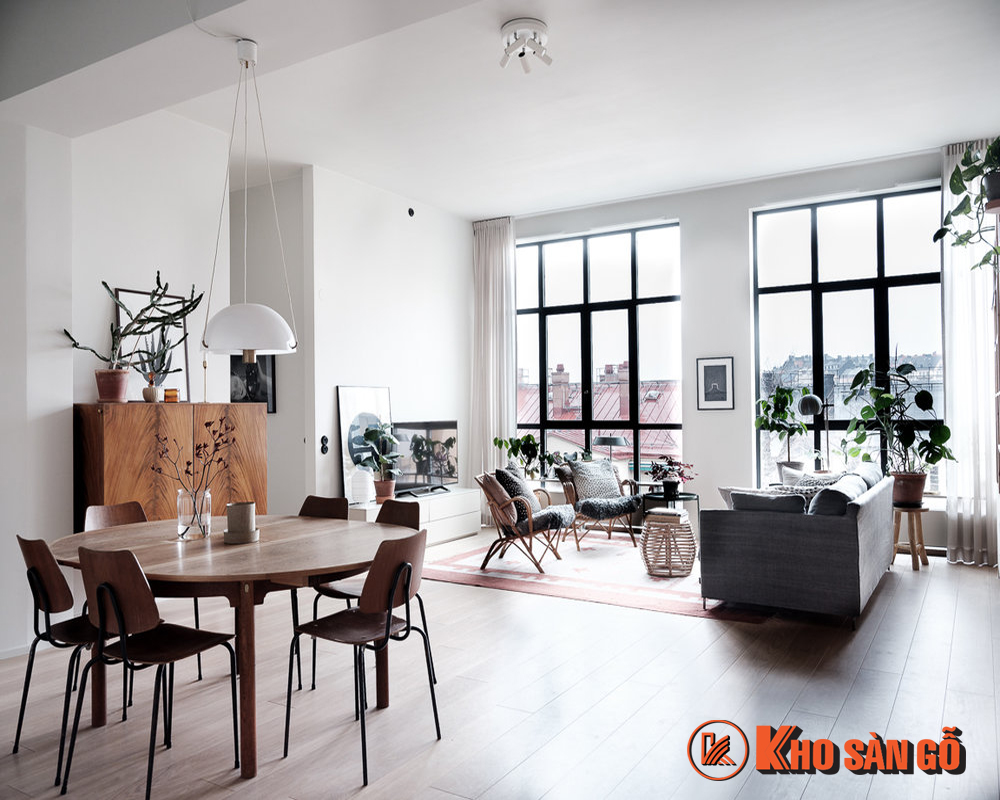 Top 20 mẫu sàn gỗ phòng khách hiện đại sang trọng