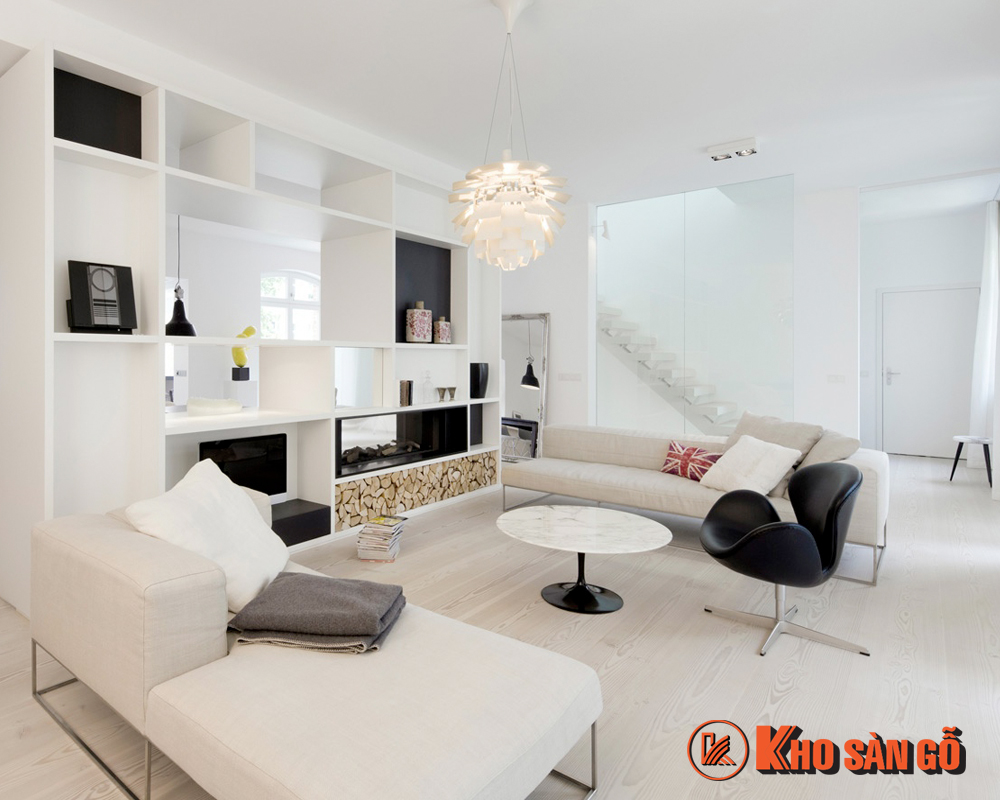 Top 20 mẫu sàn gỗ phòng khách hiện đại sang trọng