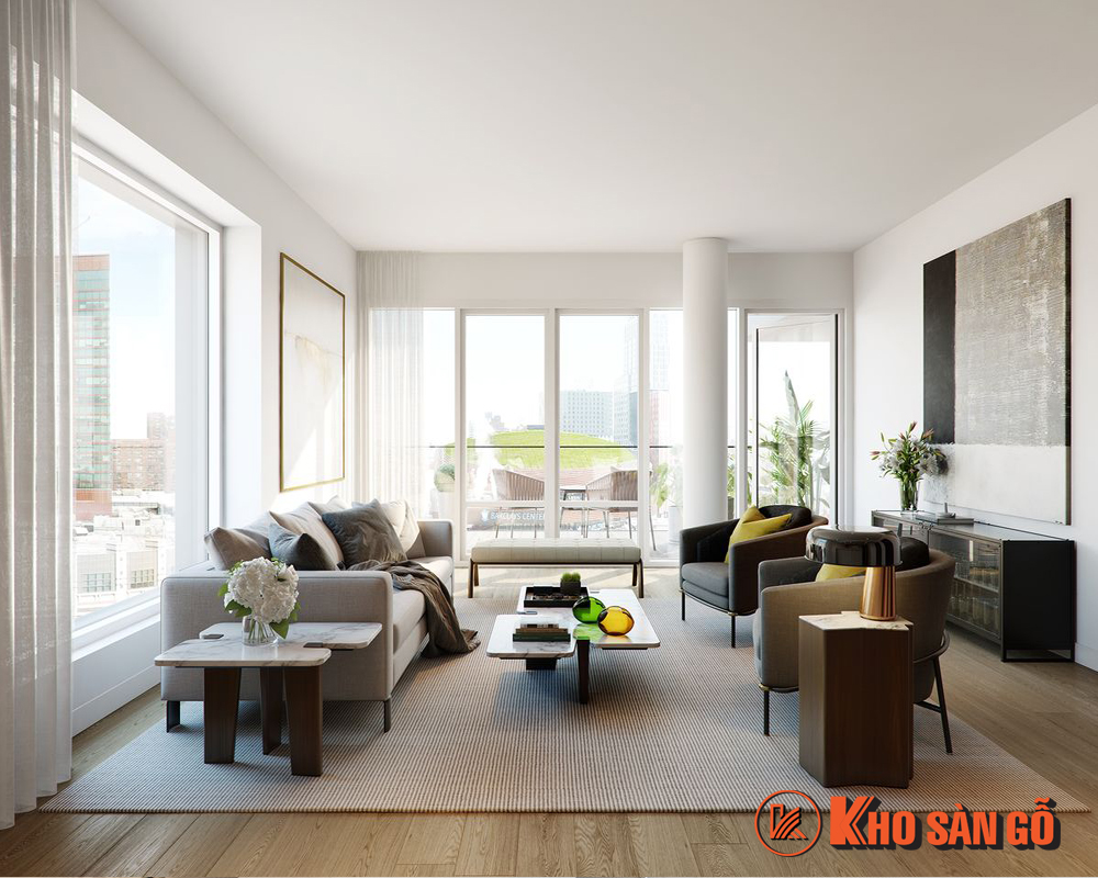 Top 20 mẫu sàn gỗ phòng khách hiện đại sang trọng