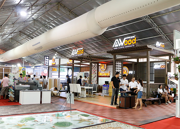 kho sàn gỗ tại vietbuild 2018