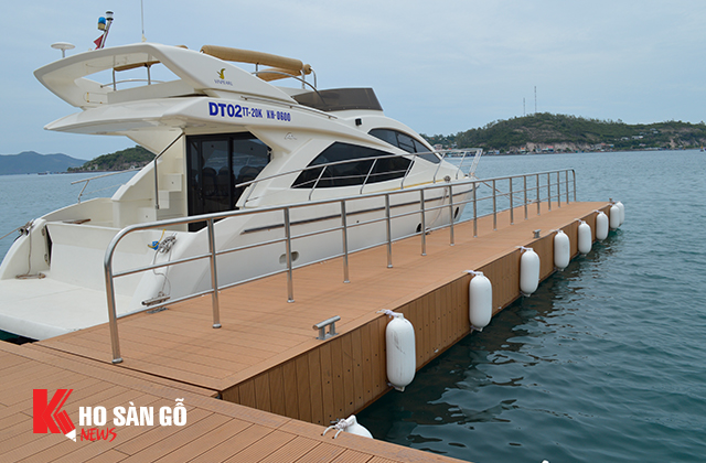 Lót sàn cầu cảng tại nha trang
