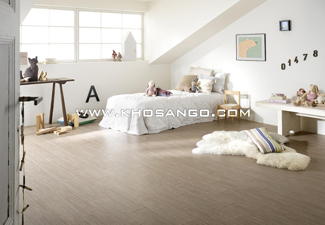 Sàn gỗ công nghiệp lót sàn phòng ăn