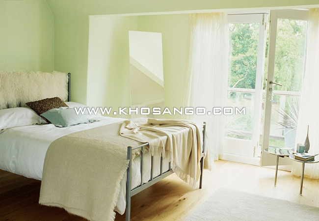 sàn gỗ lót sàn phòng ngủ hướng ánh sáng