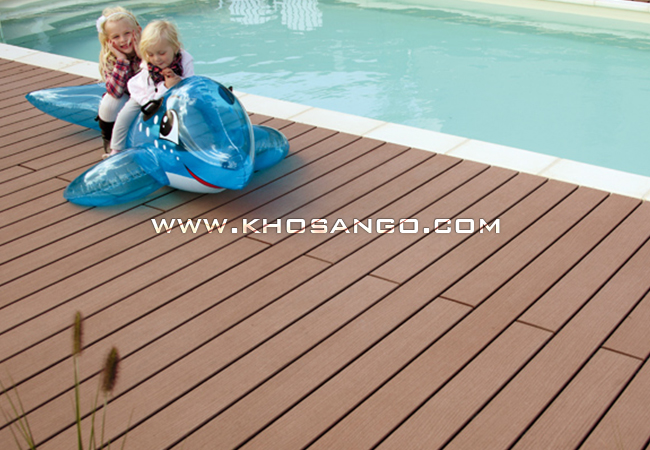 sàn gỗ lót ngoại thất tạo cảnh quan đẹp