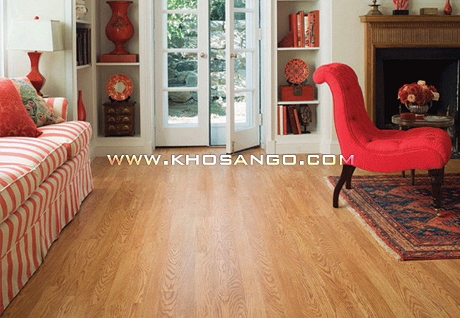 sàn gỗ công nghiệp lót sàn phòng khách