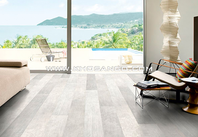 sàn gỗ với tone màu sang trọng, vân gỗ tự nhiên