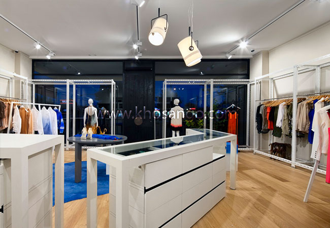 sàn gỗ công nghiệp lót sàn shop quần áo