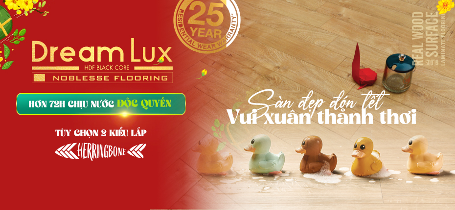 sàn gỗ cốt đen Dreamlux 2025