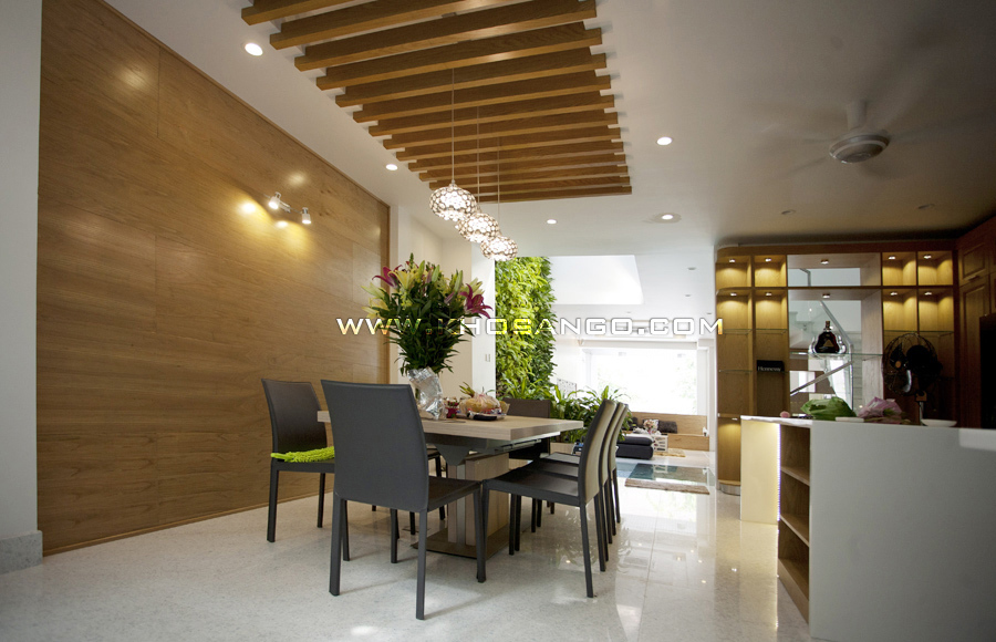 Gỗ ốp trần trong nhà