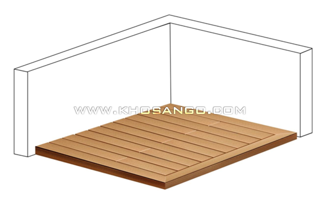 Tạo vẻ đẹp thẩm mỹ hơn cho sàn vừa lắp