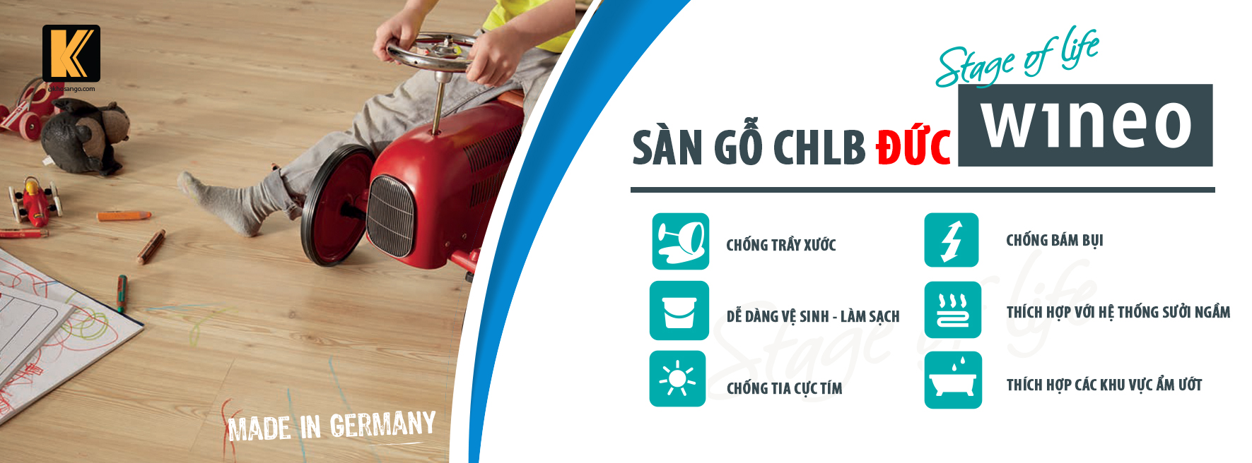 Sàn gỗ cao cấp wineo