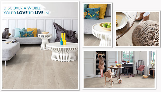 Vẻ đẹp nội thất cùng sàn gỗ Quickstep