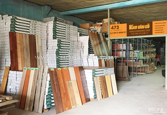 Kho sàn gỗ chi nhánh tại Quận 11