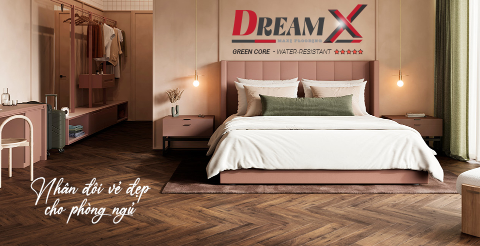 Sàn gỗ cốt xanh kháng ẩm DreamX