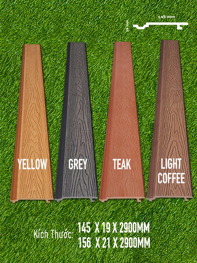 Gỗ Nhựa MTWOOD 145x19