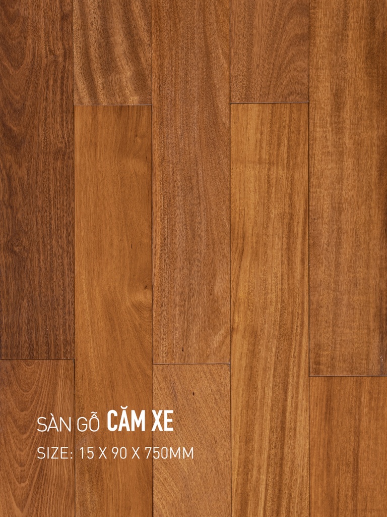 Sàn gỗ căm xe 90x750mm