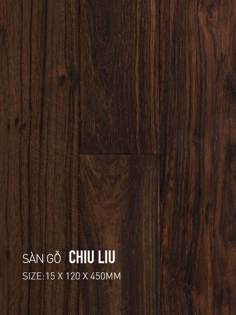 Sàn gỗ Chiu liu 120x450mm