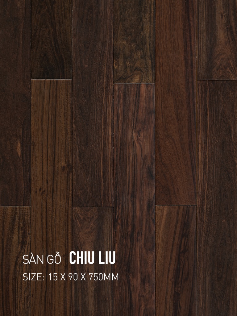 Sàn gỗ Chiu liu 90x750mm