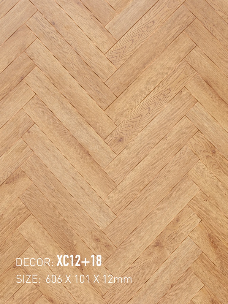 Sàn gỗ xương cá MalayWood XC12+18