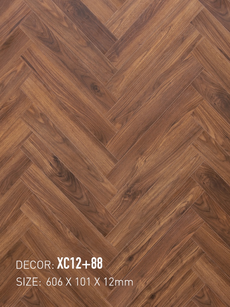 Sàn gỗ xương cá MalayWood XC12+88
