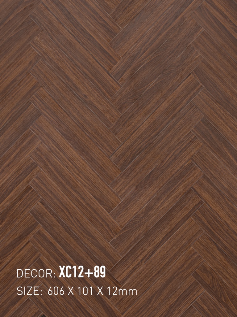Sàn gỗ xương cá MalayWood XC12+89