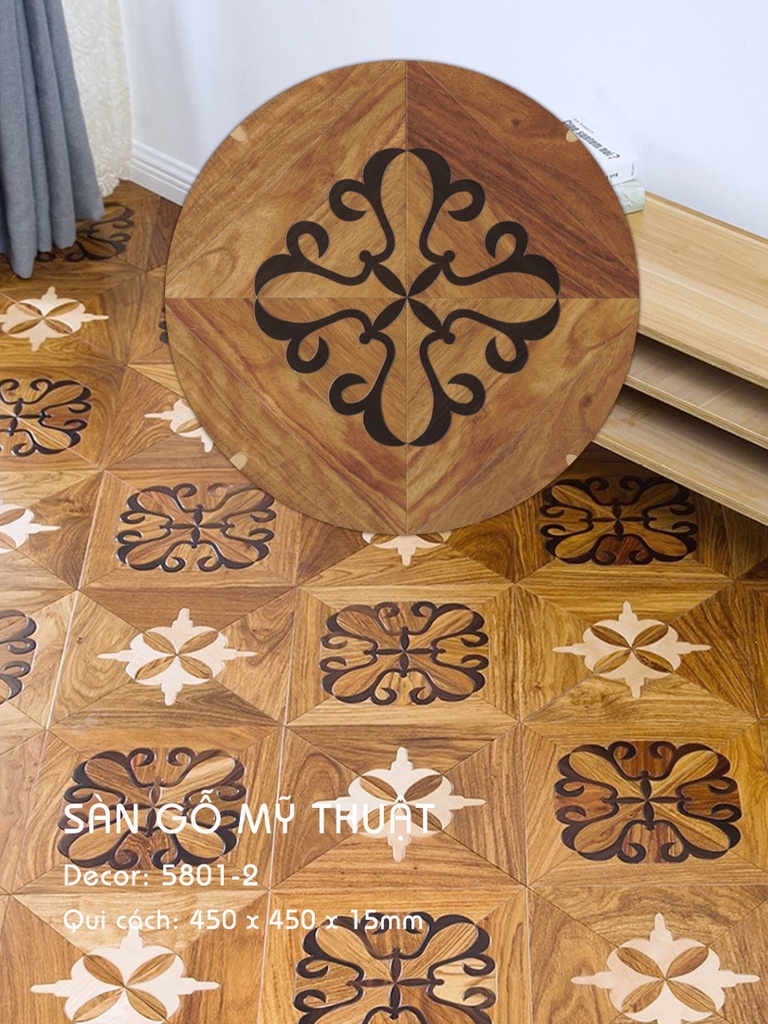 Sàn gỗ Mỹ Thuật - 5801-2