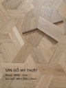 Sàn gỗ Mỹ Thuật Sồi - V402 Kiểu Hình Học