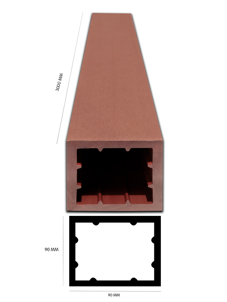 Gỗ Nhựa EXWood EX90x90 Cedar