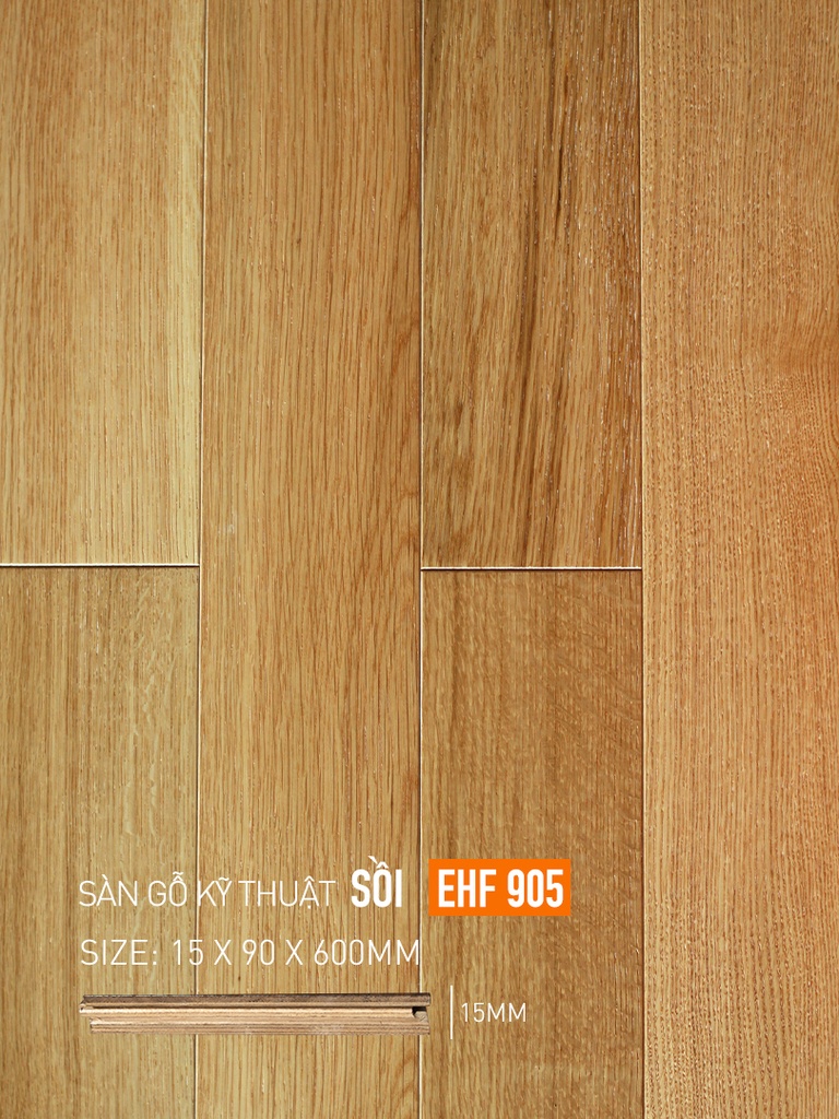 Sàn Gỗ Horme Engineered Sồi EHF905 -90mm