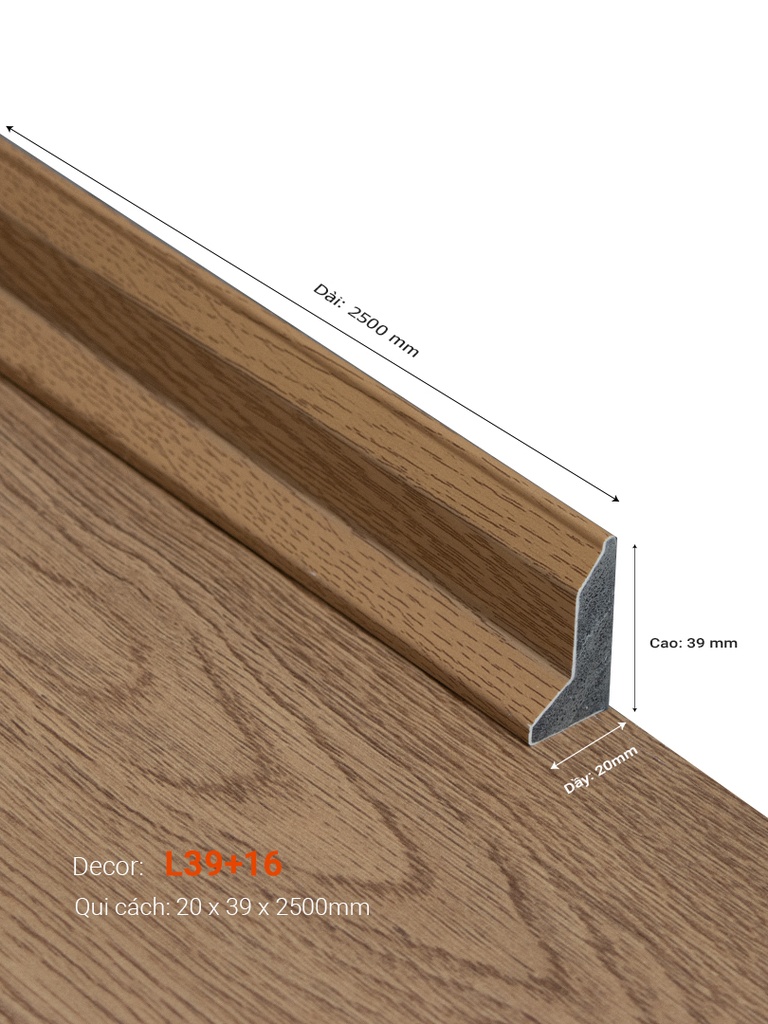 Len Tường Nhựa L39+16
