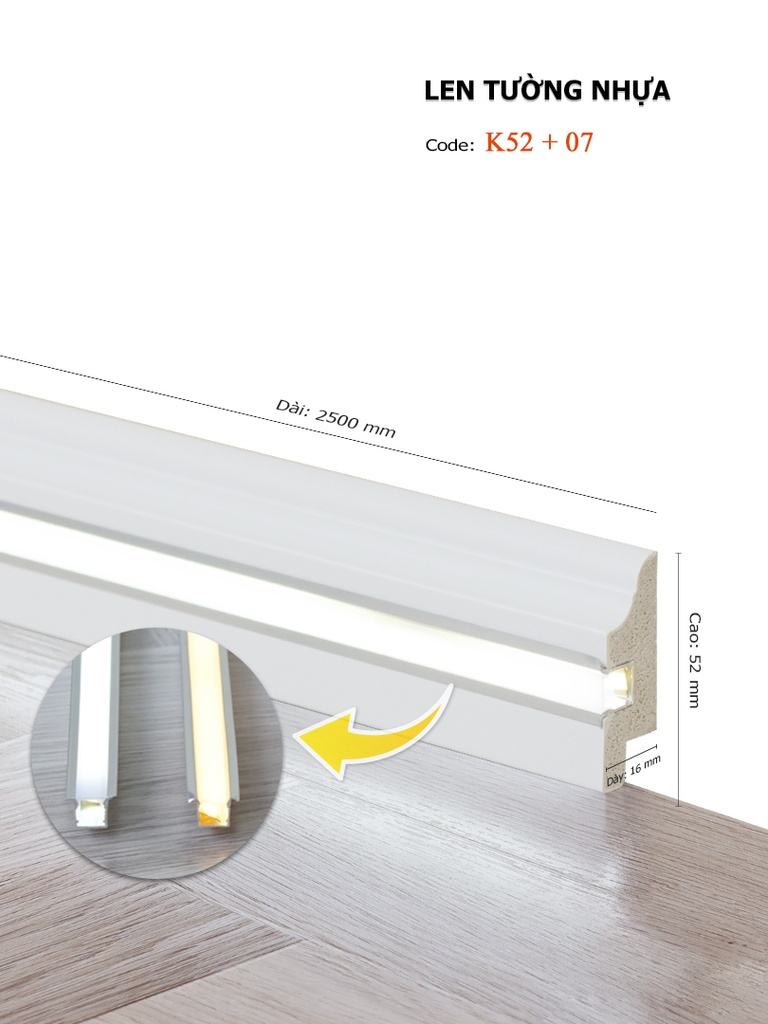 Len Tường Led K52+07