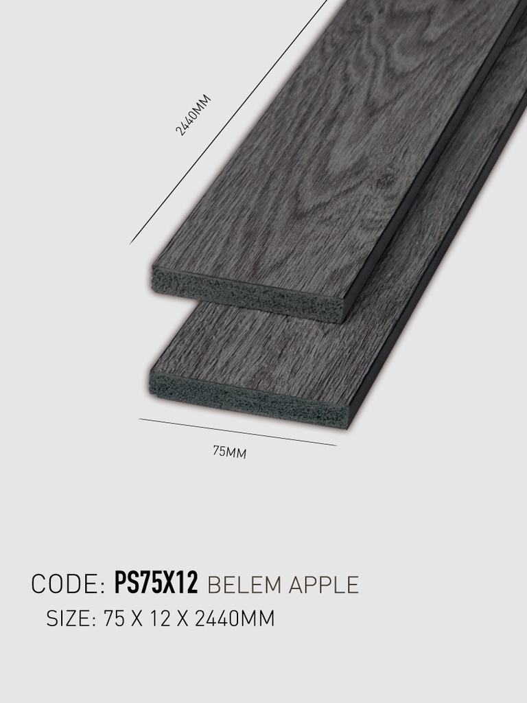 UltraWood PS75x12 Belem Apple