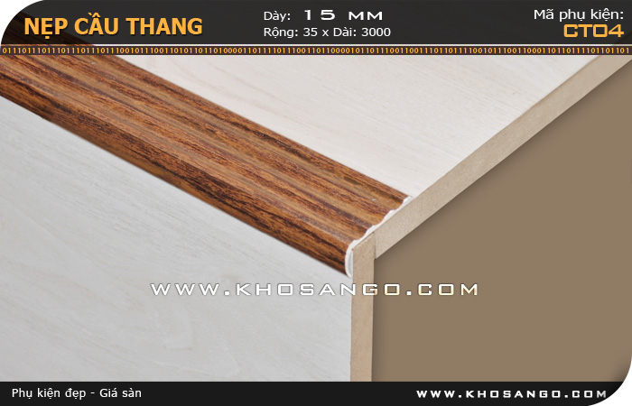 Nẹp nhôm cầu thang CT04