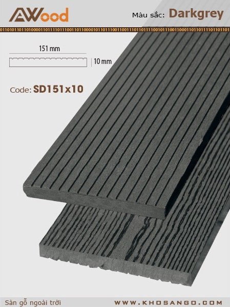 AWood SD151x10 Darkgrey