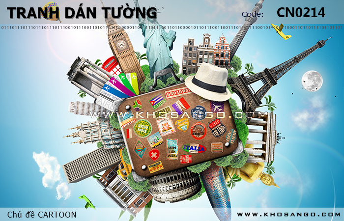 Tranh dán tường CARTOON CN0214
