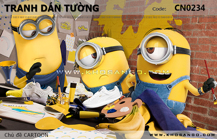 Tranh dán tường CARTOON CN0234