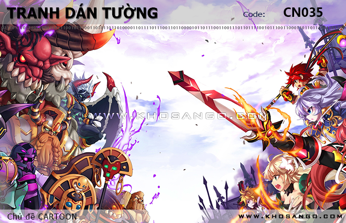 Tranh dán tường CARTOON CN035