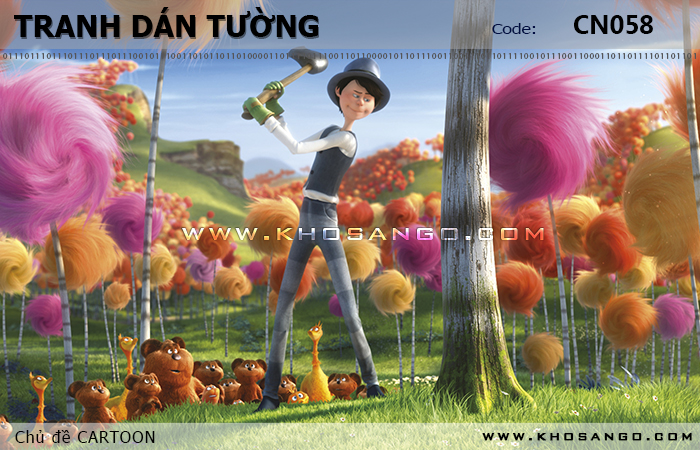 Tranh dán tường CARTOON CN058