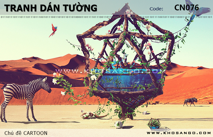 Tranh dán tường CARTOON CN076