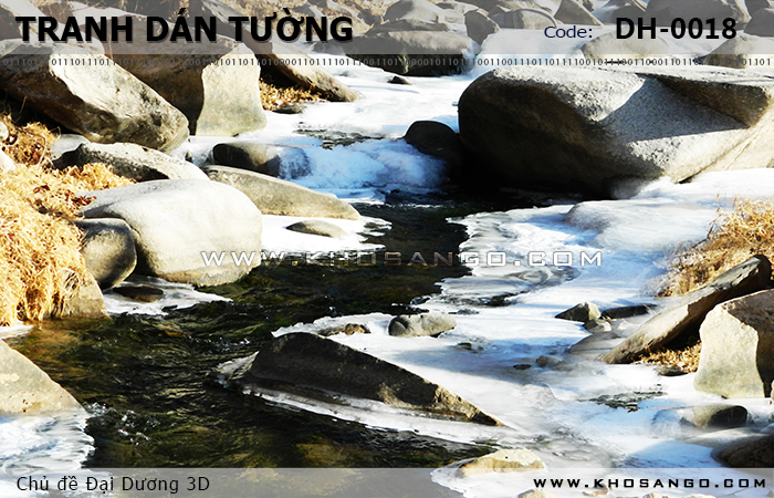 Tranh dán tường Đại Dương 3D DH-0018