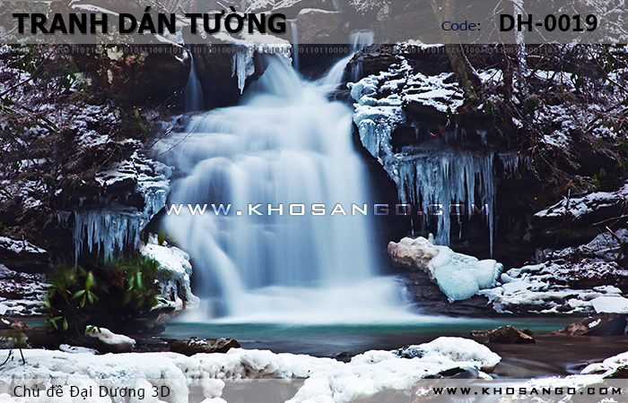 Tranh dán tường Đại Dương 3D DH-0019