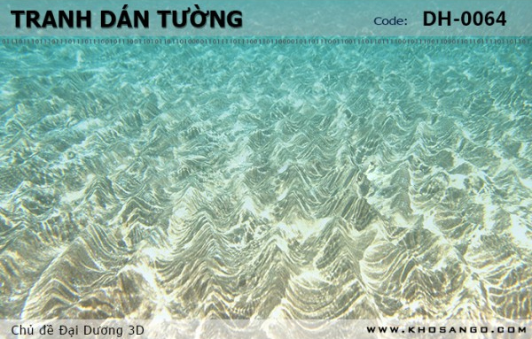 Tranh dán tường Đại Dương 3D DH-0064