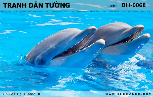 Tranh dán tường Đại Dương 3D DH-0068