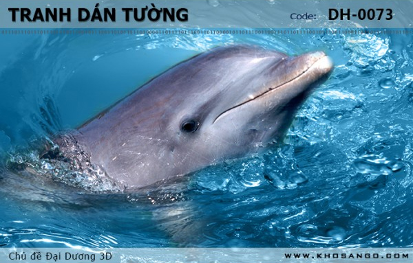 Tranh dán tường Đại Dương 3D DH-0073