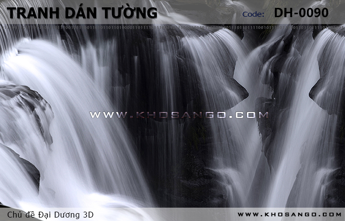 Tranh dán tường Đại Dương 3D DH-0090